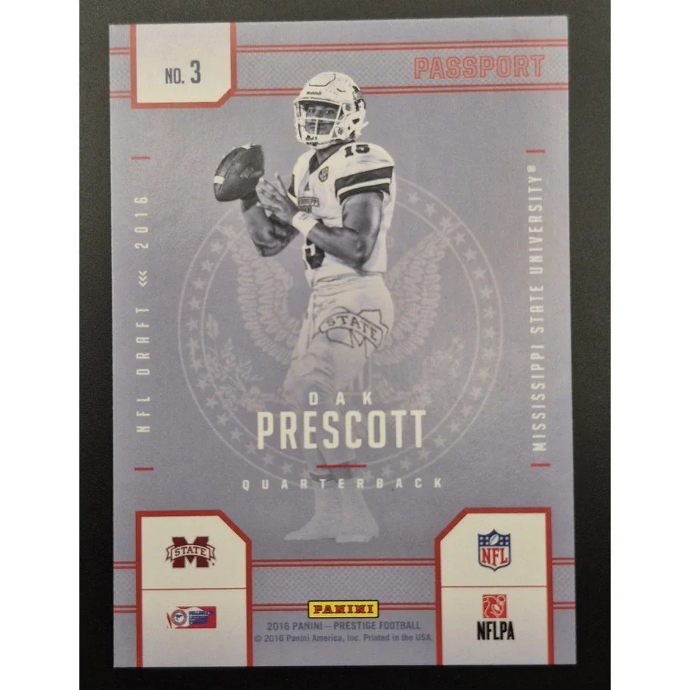 Prestige Dak Prescott (RC) & Donruss Micah Parsons (RC) Cowboys 2 Card Lot
